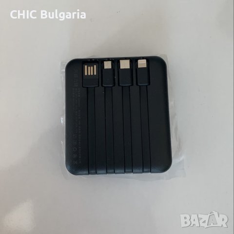 Външна батерия Power bank с 4 кабела 20 000 mAh + чанта, калъф, химикал, подложка за зареждане ПРОМО, снимка 8 - Външни батерии - 41804283