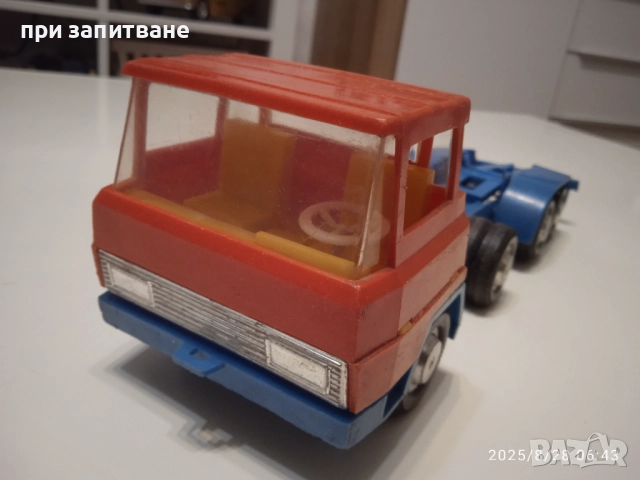  Стар ГДР камион, ретро играчка, 30 см., снимка 2 - Колекции - 51517772