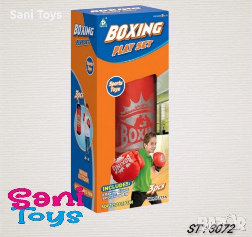 Боксова круша с ръкавици, снимка 2 - Играчки за стая - 39229620