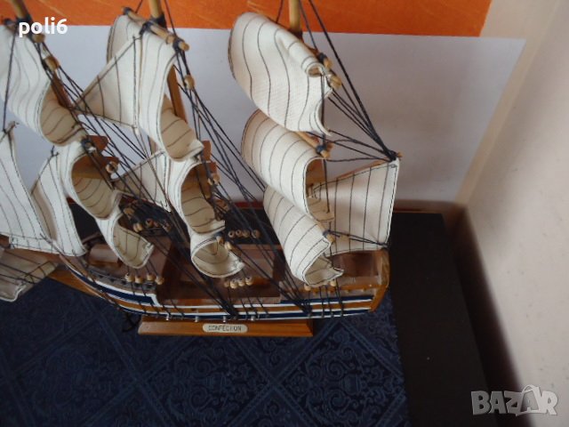 модел на ветроходен кораб, снимка 3 - Колекции - 42292699