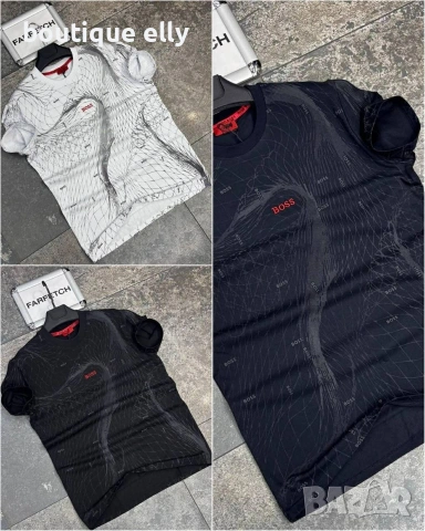 мъжка тениска в черно