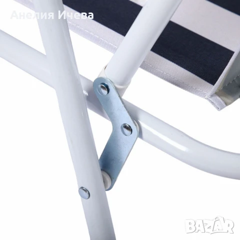 Плажен сгъваем стол цветни райета 73*52*43cm Без избор на Цвят ., снимка 4 - Градински мебели, декорация  - 50589871