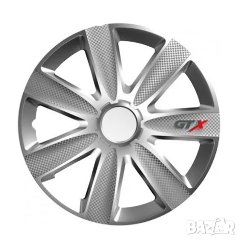 Тасове за джанти 14'' Versaco Carbon GTX - сребрист