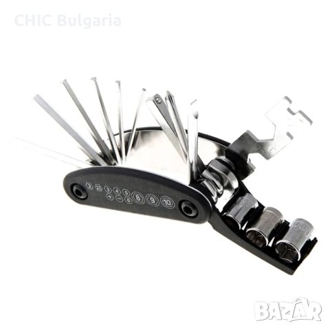 ПРОМО: Мултифункционален джобен инструмет, инструмент за велосипед, 1+1 БЕЗПЛАТНО, снимка 7 - Други инструменти - 38791001