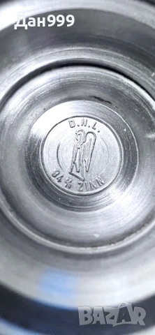 Винтидж комплект от шест уникално красиви калаени чашки, снимка 7 - Антикварни и старинни предмети - 53204736