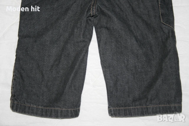 Kitchoun дънков гащеризон с памучна подплата, размер 9-12 м., снимка 17 - Бебешки гащеризони - 50871581