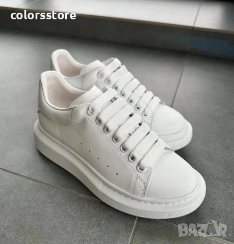 Бели кецове Alexander McQueen/BR10b, снимка 2 - Кецове - 53409971