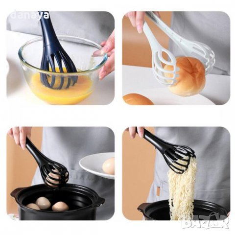 1177 Мултифункционална кухненска щипка за сервиране и готвене 27.5см, снимка 2 - Прибори за хранене, готвене и сервиране - 26650812