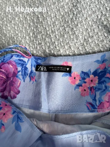 Zara рокля на цветя, снимка 6 - Рокли - 47619963