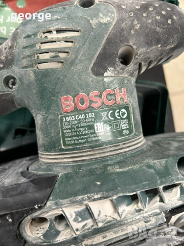 Електрически виброшлайф Bosch PSS 200 AC, снимка 5 - Други инструменти - 53721848