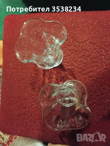 Стъклени чаши за мелба , снимка 2 - Чаши - 48340865