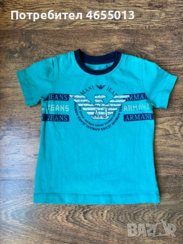 ПОДАРЯВАМ Комплект 5бр. детски блузи с къс ръкав, снимка 8 - Детски тениски и потници - 52475832