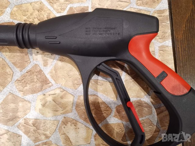 Пистолет за водоструйка съвместим с всички видове водоструйки и пароструйки Karcher,Bosch,Lavor,Park, снимка 4 - Други инструменти - 40306799