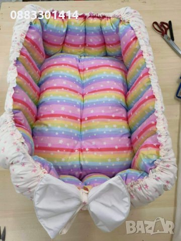 Гнездо за бебе с активна гимнастика , снимка 6 - Бебешки легла и матраци - 39390636