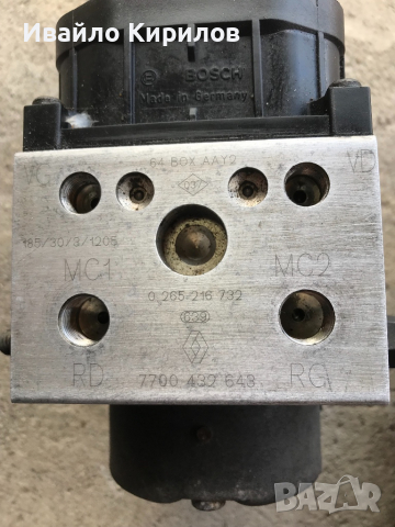 ABS модул за Renault Scenic 2001, снимка 6 - Части - 36322049