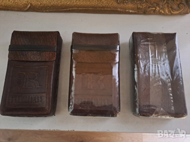 Кожена кутия калъф за цигари, снимка 2 - Други - 51568373