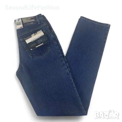 Винтидж дънки Bram’s Paris, мъжки размер W30 W36, тъмносини, нови, снимка 3 - Дънки - 53020326