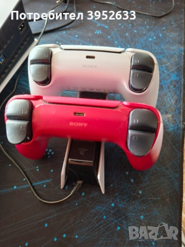 Playstation 5 slim CD + зарядна станция и два контролера, снимка 3 - PlayStation конзоли - 53197464