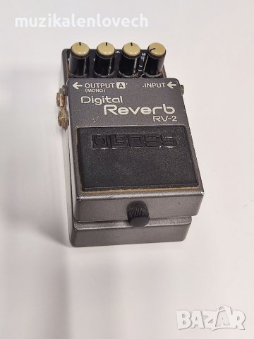 Boss Digital Reverb RV-2 Guitar Effects Pedal /Japan/ - Реверб Педал за ел китара - КАТО НОВ, снимка 5 - Китари - 38706043