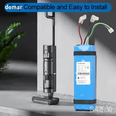 21.6V 4000mAh Li-ion резервна батерия за прахосмукачка Xiaomi Dreame (съвместима с H10/H11/H12, снимка 8 - Външни батерии - 55827453