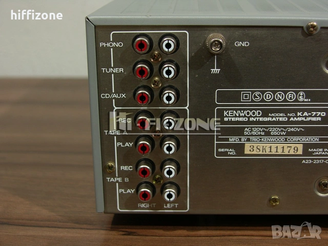 Усилвател   Kenwood ka-770 , снимка 7 - Ресийвъри, усилватели, смесителни пултове - 53681821