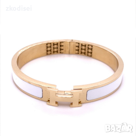 Златна дамска гривна Hermes 19,90гр. 14кр. проба:585 модел:22471-5, снимка 2 - Гривни - 44511812