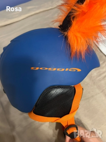 Продавам каска за ски с очила , снимка 2 - Спортна екипировка - 52590285