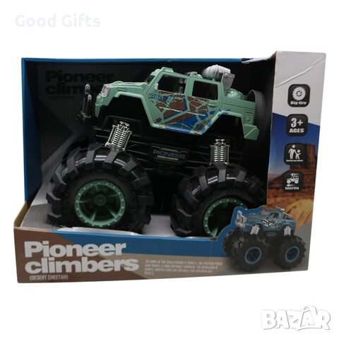 Голям Off Road джип - син , червен , зелен, снимка 3 - Коли, камиони, мотори, писти - 39029114