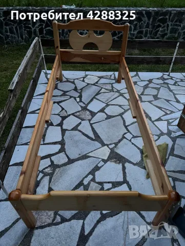 Единично легло 190 х 82 см.