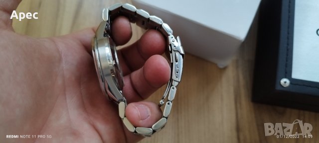 Часовник Ориент-Автоматик, сапфир кристал, 100 м. Отличен, снимка 6 - Мъжки - 38903626