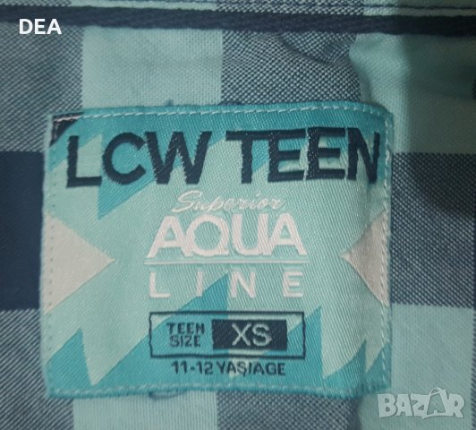 Риза сини карета LC WAIKIKI XS-25лв НОВА, снимка 4 - Детски ризи - 41478087