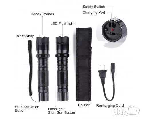 Електрошок + Фенерче, снимка 9 - Друга електроника - 49855741