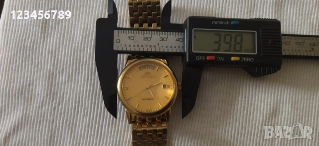 Автоматичен швейцарски часовник, запазен, всичко работи, снимка 4 - Мъжки - 53578795