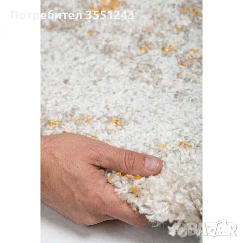 Модерен дългокосмест килим Sherpa, снимка 2 - Килими - 56047157