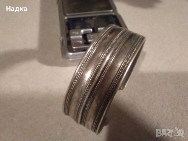 Дамска сребърна гривна, снимка 6 - Гривни - 52204319