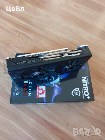 Видео карти Sapphire RADEON RX 580 NITRO+ 8GB, снимка 8 - Видеокарти - 42589730