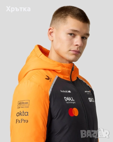 🏆 McLaren F1 Team Long Jacket - Оригинално мъжко яке / парка размер L, снимка 7 - Якета - 52755804