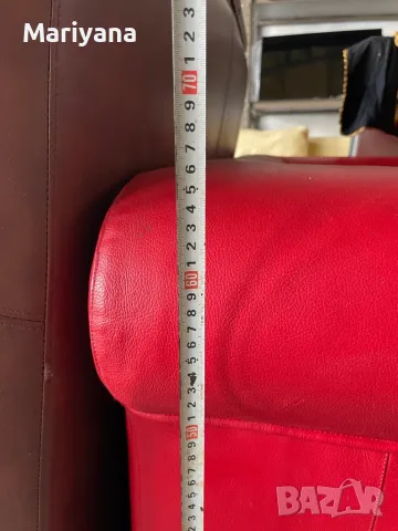 Кожен диван и фотьойл, снимка 6 - Дивани и мека мебел - 50056042
