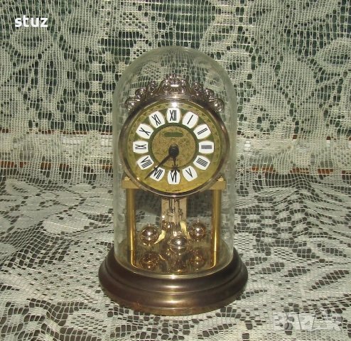 Немски настолен часовник с въртящи се сфери