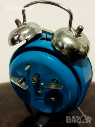 Стар механичен будилник, настолен часовник, снимка 5 - Антикварни и старинни предмети - 44587651