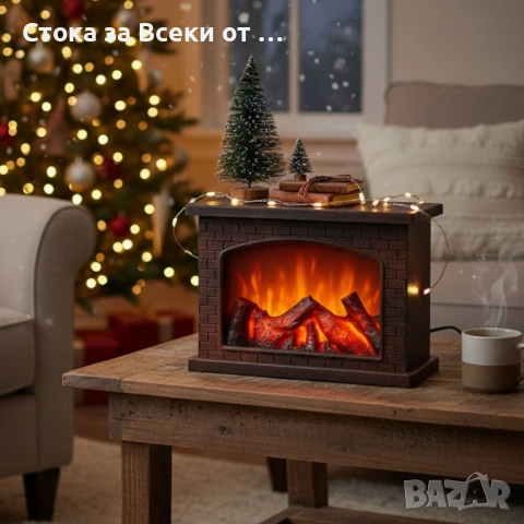 Коледна декоративна камина