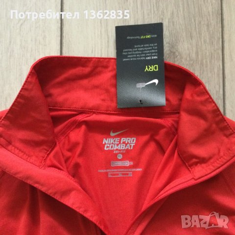 НОВА оригинална термо фланела блуза NIKE PRO COMBAT размер XL от САЩ, снимка 2 - Спортни дрехи, екипи - 40248632