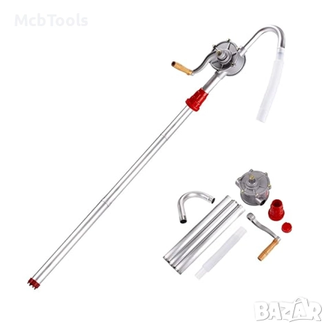 Алуминиева ръчна помпа за източване на масло и дизел от варели, снимка 2 - Други инструменти - 52290484