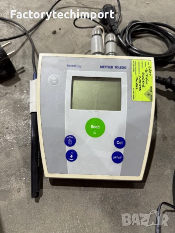 Уред за измерване на pH, mV, температура Mettler Toledo SevenEasy pH метър, снимка 1