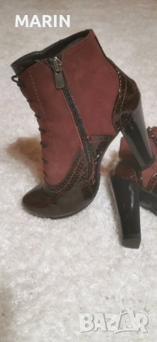 дамски боти естествена кожа 