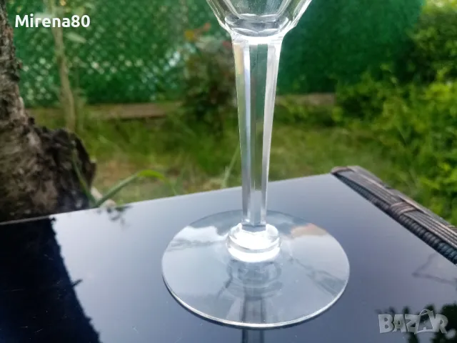 Кристални чаши за вино - 2 бр., снимка 4 - Чаши - 50145294