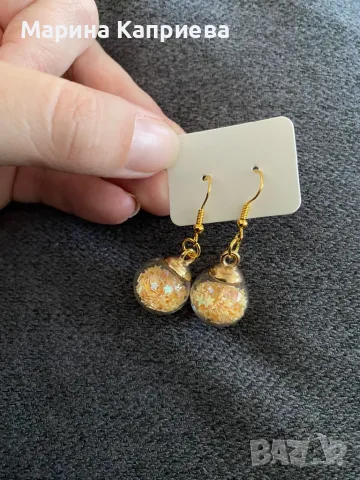 Обеци “Коледни” /С-62/, снимка 5 - Обеци - 47995854