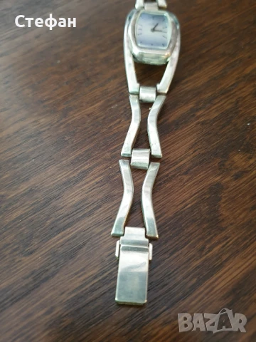 Сребърен часовник, снимка 4 - Дамски - 50934803