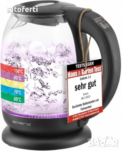 Стъклена кана Emerio WK-119255