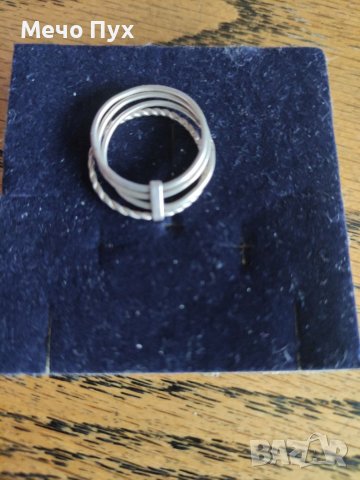 Сребърен пръстен (114), снимка 3 - Пръстени - 39893852